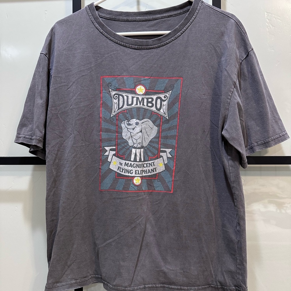 Disney Gray T-Shirt with Dumbo Design